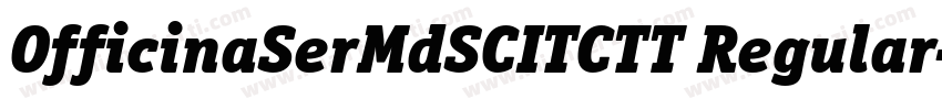 OfficinaSerMdSCITCTT Regular字体转换